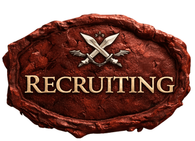 Recruiting status badge